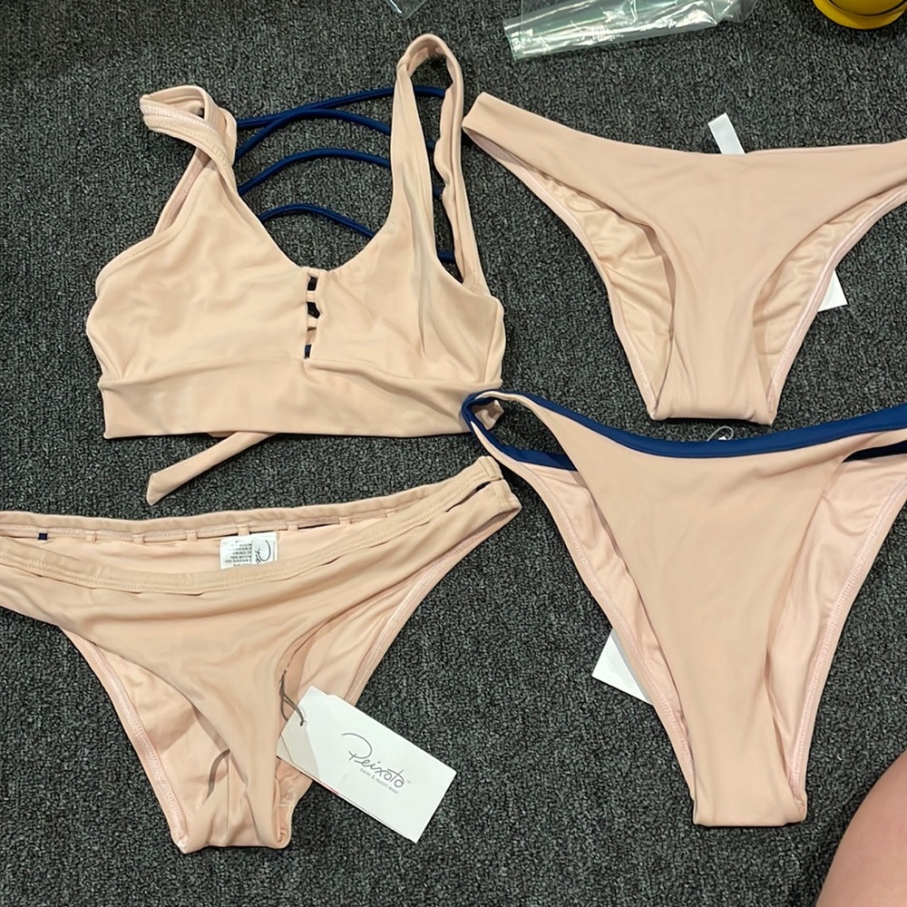 Peixoto bundle dusty rose with blue trim and latter back size small BRAND NEW